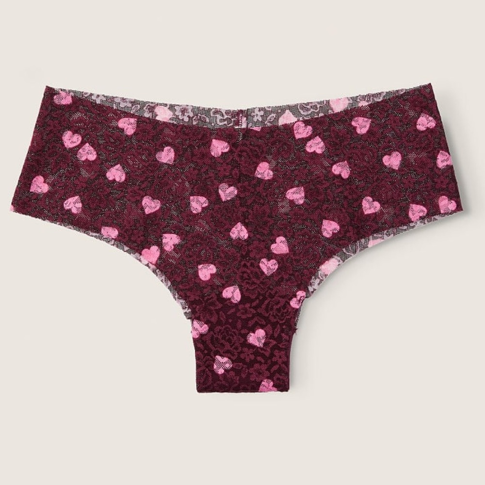 VS PINK NO SHOW SOFT LACE CHEEKSTER UNDERWEAR XXL NWT